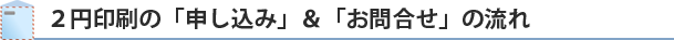 DM(ダイレクトメール)発送代行 2円印刷の流れ