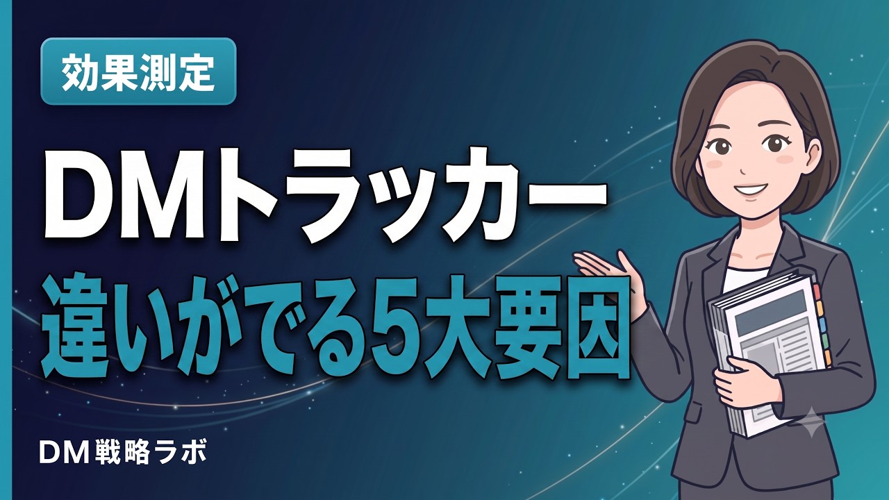 DMトラッカーの実績データ　QRアクセス率に差が出る5大要因